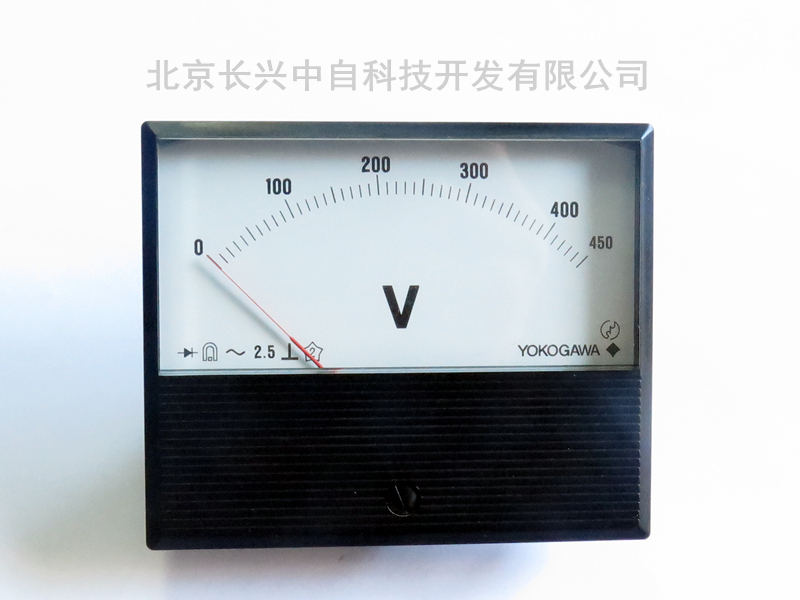 日本横河电表YOKOGAWA 指针电压表 张丝式 高灵敏度 2075A20 0-450V 207520