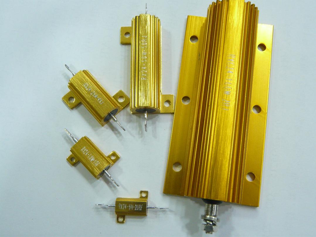 > 铝壳电阻器rx24-100w10k